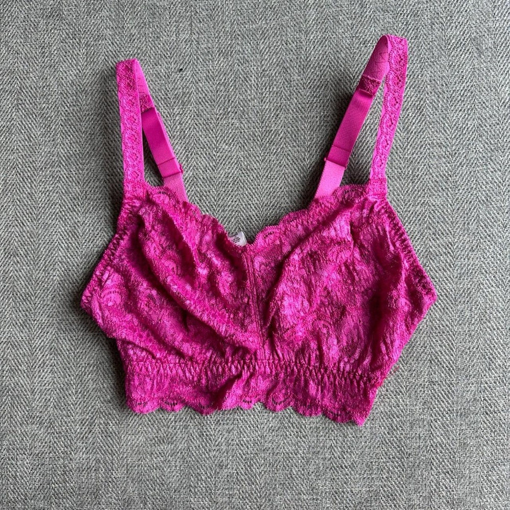 Cosabella Bralette in color Hot Pink (Size: Small)